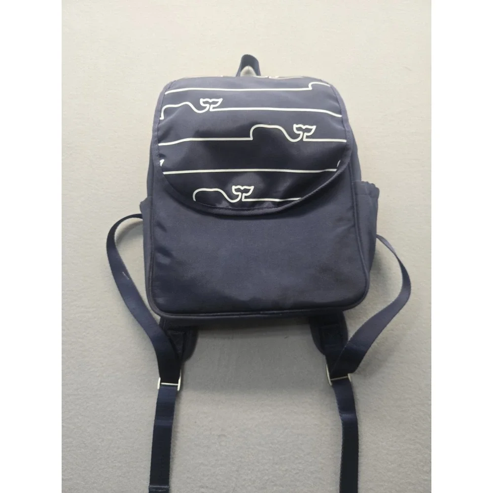 Vineyard Vines X Target Diaper Bag Backpack & Changing Pad Navy Blue Whale‎ Line